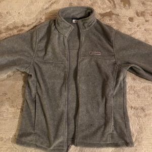 Columbia Grey Fleece Zip Up